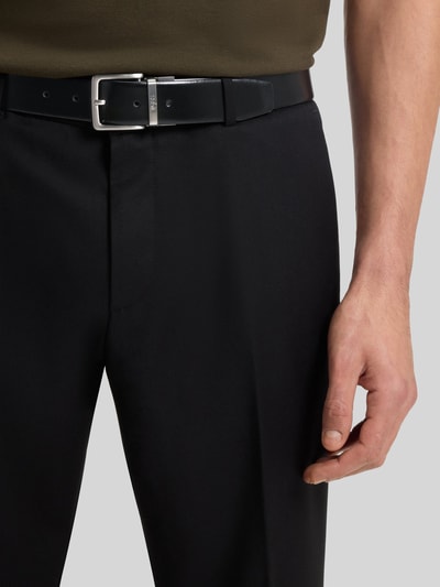 BOSS Riem van echt rundleer  Zwart - 1