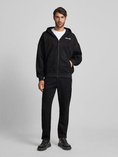 Guess Activewear Straight leg sweatpants met elastische band, model 'DARIL' Zwart - 1