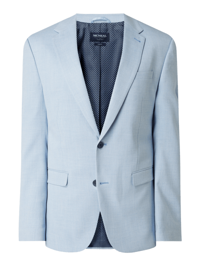 MC NEAL Slim Fit 2-Knopf-Sakko mit Stretch-Anteil Hellblau 2