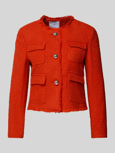 Mango Blazer mit Rundhalsausschnitt Rot 2