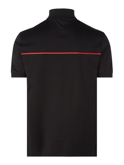 HUGO Poloshirt mit Reißverschluss Modell 'Daxham' Black 4