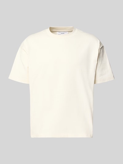 Produktfoto, Boxy Fit T-Shirt aus reiner Baumwolle von Marc O'Polo Denim in Optik: Unifarben, Passform: Boxy-Fit, Label-Print, Rundhals, Ärmelform: Kurzarm, Material: Reine Baumwolle
