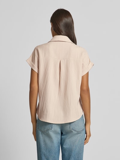 ZABAIONE Hemdbluse mit Knopfleiste Beige 5