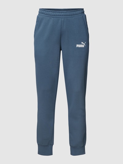 PUMA PERFORMANCE Sweatpants mit Logo-Print Modell 'ESS LOGO PANT' Rauchblau 2