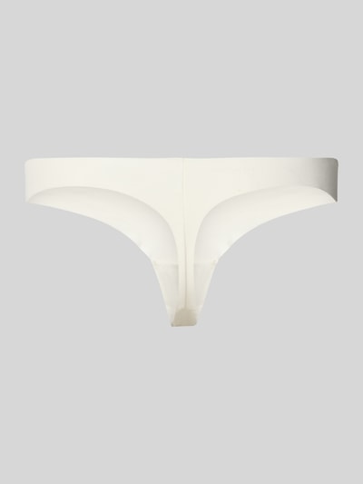 TOMMY HILFIGER Stringi z mieszanki bawełny w zestawie 3 szt. Beżowy 3