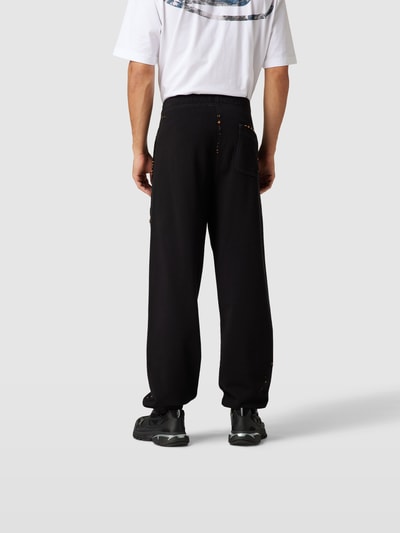 Diesel Sweatpants aus reiner Baumwolle Black 5