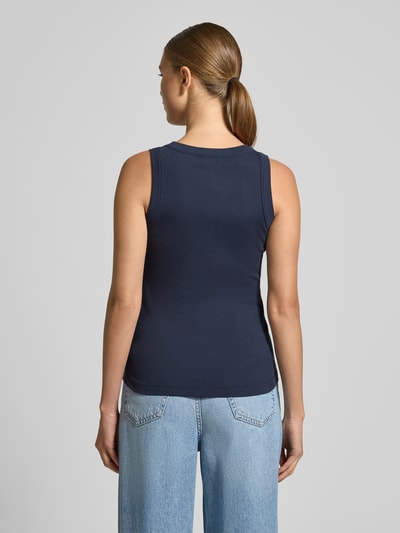 Drykorn Top met ronde hals, model 'OLINA' Marineblauw - 5