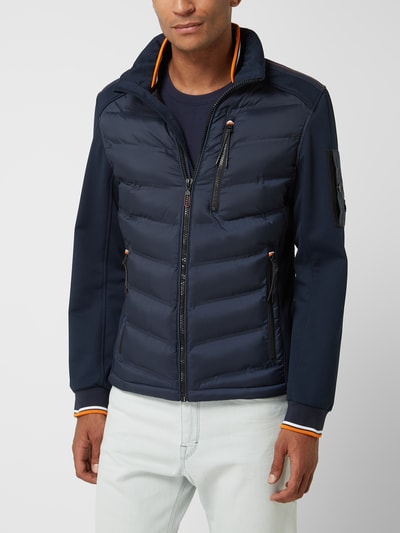 Tom Tailor Jacke mit Kontrasteinsätzen Marineblau 4