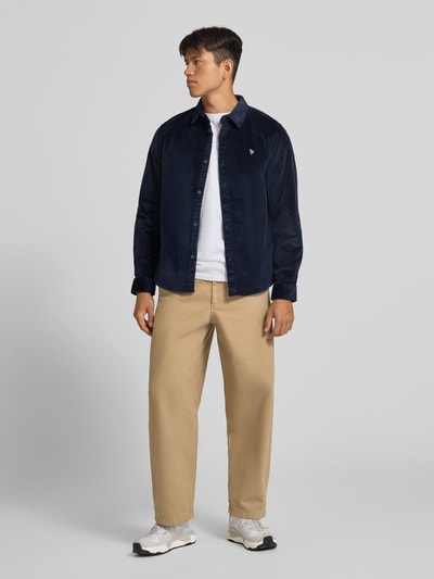 REVIEW Straight Fit Jeans aus reiner Baumwolle Beige 1