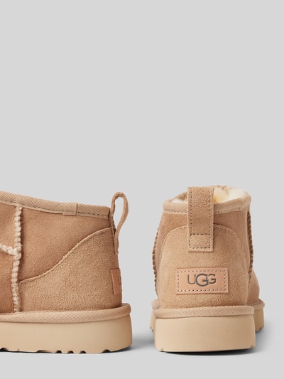 UGG Boots aus Leder Modell 'CLASSIC ULTRA MINI' Sand 2