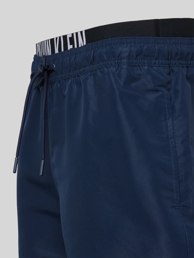 Calvin Klein Underwear Badehose mit Label-Print Marine 2