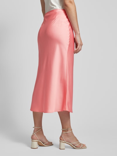 BOSS Orange Midirok met naadritssluiting opzij, model 'Visos' Roze - 5