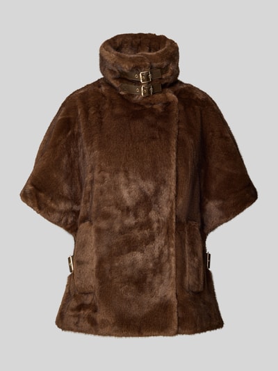 Liu Jo White Jacke aus Kunstfell Schoko 2