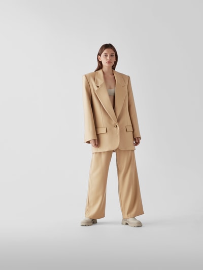 The Mannei Blazer mit Reverskragen Beige 1