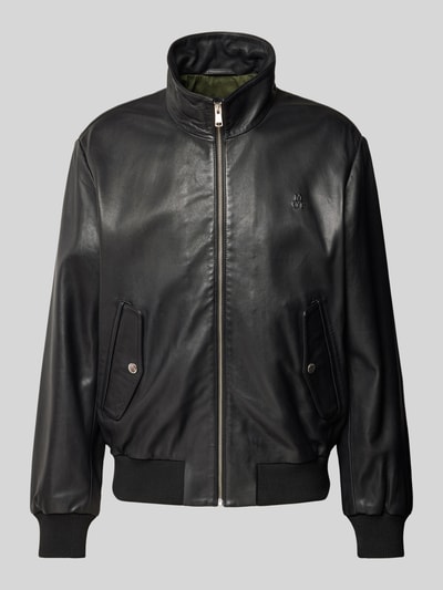 Marc O'Polo Regular Fit Lederjacke aus softem Lammleder Black 2