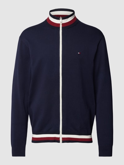 Tommy Hilfiger Strickjacke mit Label-Detail Marine 2