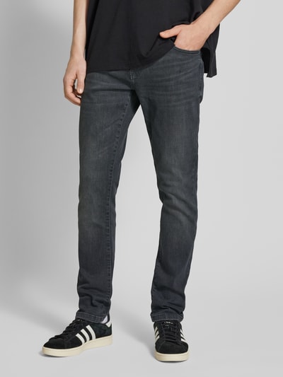 Only & Sons Slim Fit Jeans im 5-Pocket-Design Modell 'Loom' Mittelgrau 4