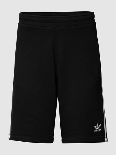 adidas Originals Sweatshorts met contraststrepen Zwart - 2