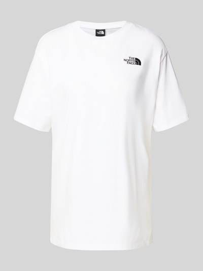 The North Face Oversized T-Shirt mit Label-Stitching Weiss 2