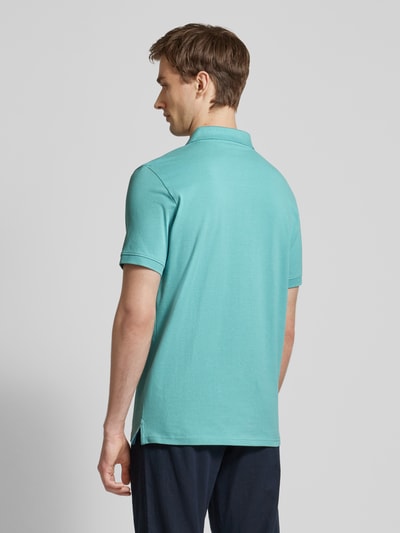 Tom Tailor Koszulka polo o kroju regular fit z wyhaftowanym logo Lazurowy 5