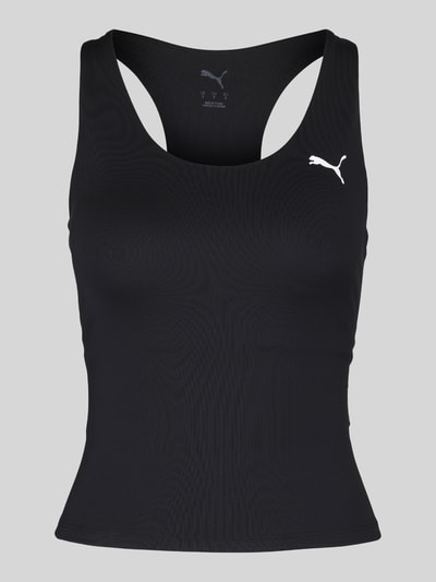 PUMA Performance Slim Fit Sport-Top mit Logo-Print Black 2