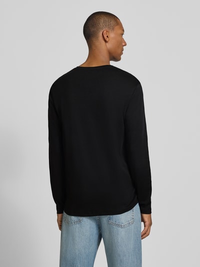 Christian Berg Men Longsleeve aus reiner Baumwolle Black 5