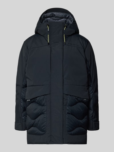 PEAK PERFORMANCE Parka met capuchon en logo, model 'INFUSION HELIUM' Zwart - 1