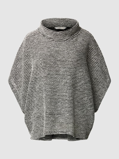 Apricot Poncho met opstaande kraag Zwart - 2