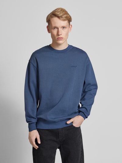 Levi's® Sweatshirt mit Rundhalsausschnitt Modell 'SARGASSO' Jeansblau 4