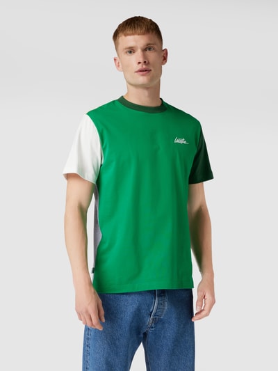 Lacoste Slim fit zakelijk overhemd van popeline met extra lange mouwen Groen - 4