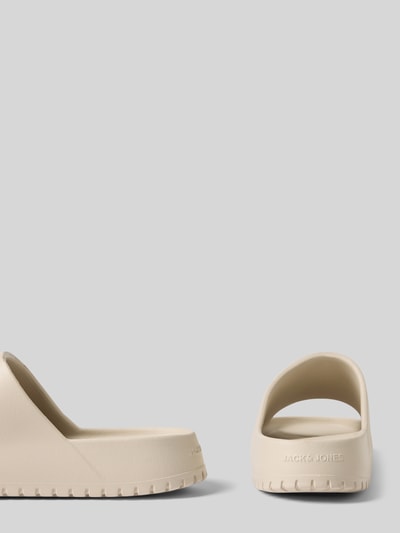 Jack & Jones Slides mit profilierter Sohle Beige 2