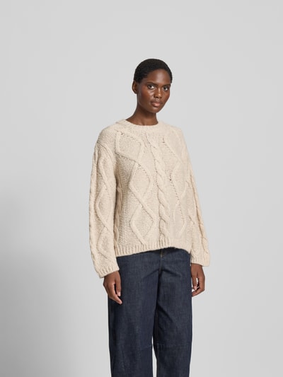 Juvia Relaxed Fit Pullover aus Merinowolle Ecru 4