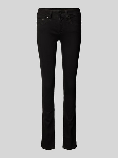 G-Star Raw Skinny fit jeans met 5-pocketmodel, model 'Midge' Zwart - 1