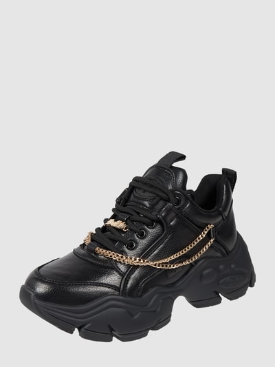 Buffalo Sneaker in Leder-Optik Modell 'Binary Chain' Black 1