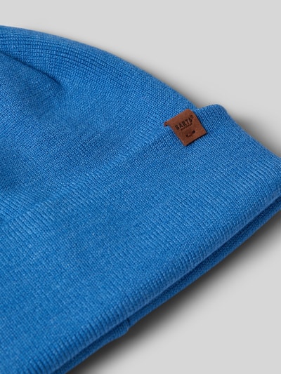 Barts Beanie van viscosemix, model 'WILLES' Blauw - 2