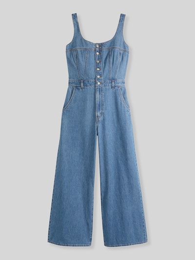 Levi's® Schmaler Jumpsuit aus reiner Baumwolle Modell 'AUDRA SEAMED' Jeansblau 2