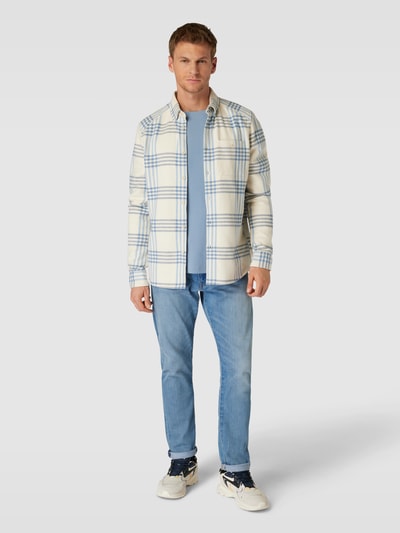MCNEAL Longsleeve mit Rundhalsausschnitt Rauchblau 1