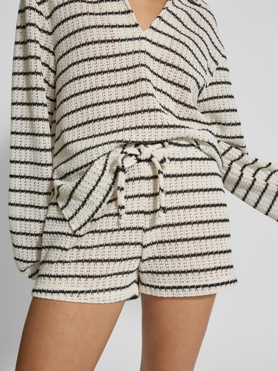 Gina Tricot Regular Fit Shorts mit Tunnelzug Ecru 3