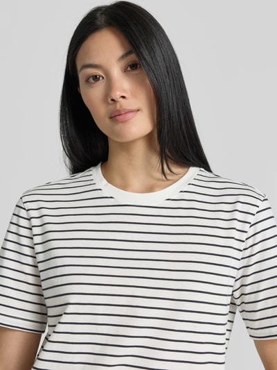Jake*s Casual regular fit T-shirt van puur katoen Offwhite - 3