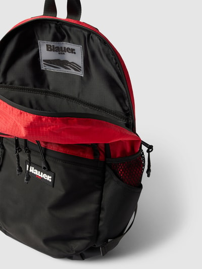 Blauer USA Rucksack mit Label-Details Modell 'LIGHT' Rot 4