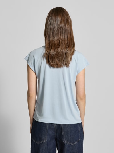 Only Comfort Fit T-Shirt aus Modal-Mix Modell 'FREE' Hellblau 5