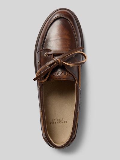 Copenhagen Loafers mit Gummisohle Modell 'CPH 160' Mittelbraun 3