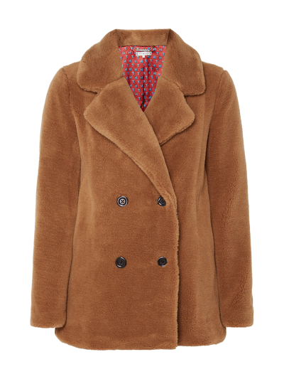 Tommy Hilfiger Caban-Jacke aus Webpelz Camel 2