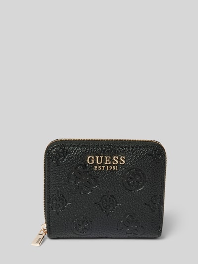 Guess Portemonnaie mit Label-Applikation Modell 'CRESIDIA' Black 1