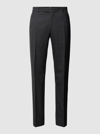 JOOP! Collection Spodnie do garnituru o kroju slim fit z efektem melanżu model ‘Blair’ Antracytowy 2