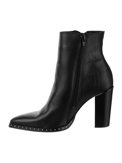 POELMAN B.V. Booties aus Leder mit Nieten Black 4