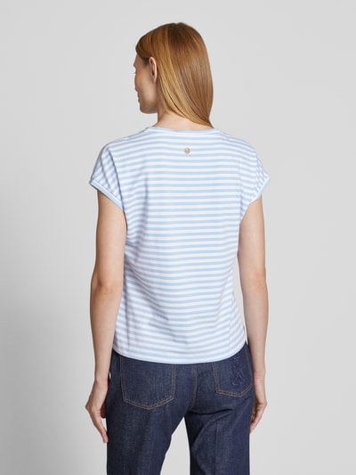 JOOP! T-Shirt mit Label-Stitching Modell 'Teri' Bleu 5