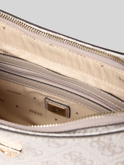 Guess Torebka z aplikacją z logo model ‘NOELLE’ Szarobrązowy 5