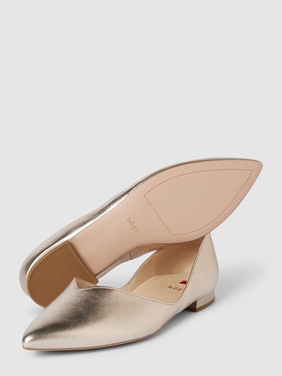 Högl Ballerinas in Glanz-Optik Gold 4