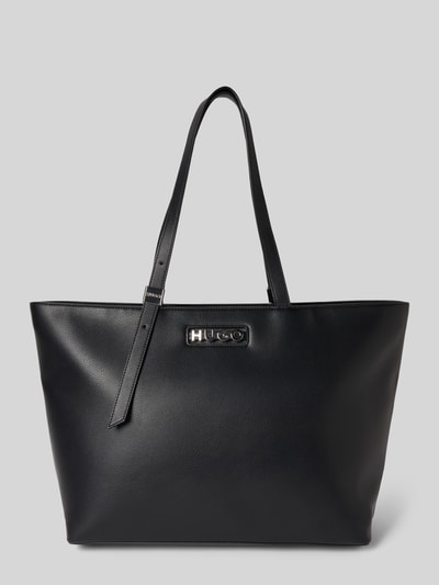 HUGO Shopper mit Label-Applikation Modell 'MEL 2.0 TOTE' Black 2